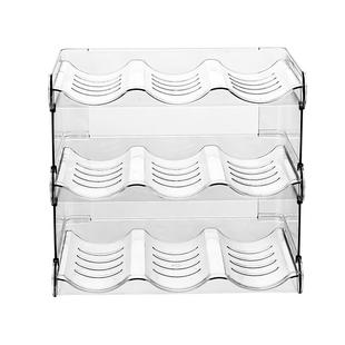 水杯收纳架多层置物架透明桌面创意可叠加杯架防尘家用放保温杯子