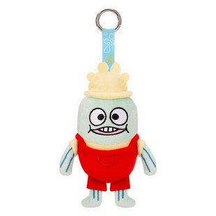 KKV正品比奇堡宝宝鱼系列粉帽鱼公仔挂饰潮玩动画可爱周边