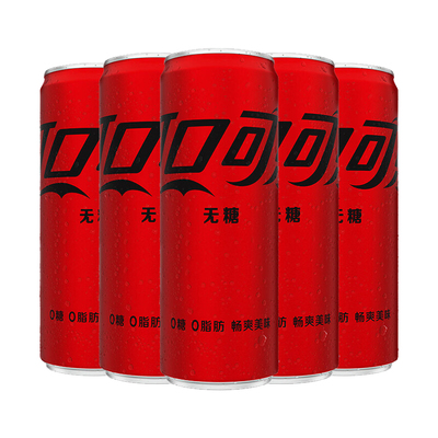 24听香草味可口可乐罐装碳酸汽水