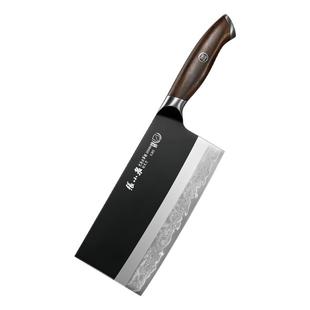 张小泉大马士革钢菜刀家用厨师专用厨具切菜切片刀官方旗舰店正品