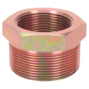 高压油管补芯接头液压英制内外丝变径转换2分4分转6分1寸卜申补心