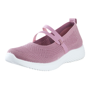 双星老人鞋女2024夏季透气软底舒适女鞋轻便妈妈鞋缓震女士运动鞋