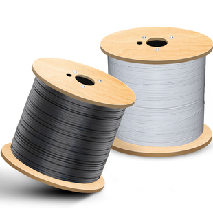 华杰恒讯 定制光纤线室外室内皮线光缆1芯2芯四4芯3钢丝蝶形自承式入户光纤线国标 厂家