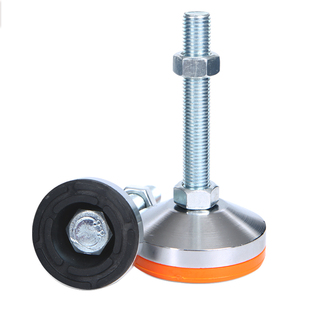 镀锌重型调整脚调节脚杯带垫地脚螺丝金属底盘50 60 80 100 125