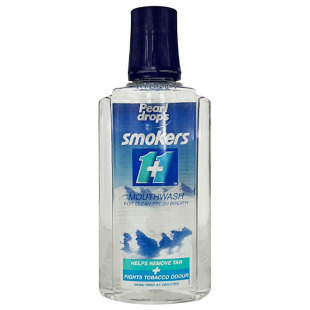 英国进口pearl drops smokers mouthwash 去烟渍漱口水清洁 400ml