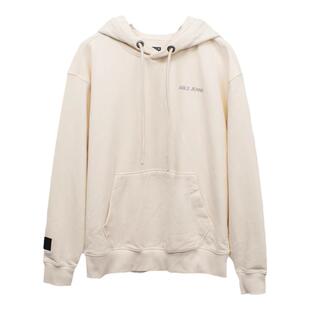 男女同款ABLEJEANS卫衣情侣秋冬厚卫衣连帽印花休闲纯棉宽松上衣