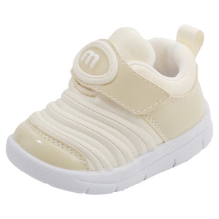 男童鞋宝宝布面运动鞋毛毛虫秋季1-3岁一周半女童小童透气鞋子潮