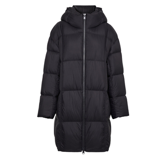 【云朵羽绒】indicia标记90%鸭绒长款连帽保暖羽绒服女F2D4YR797F