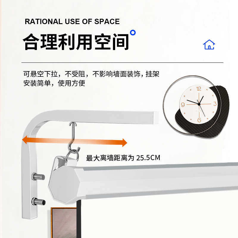 投影幕布吊架家用电动幕布挂架可投影仪吊架
