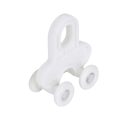 窗帘轨道滑轮纳米轮静音四轮滚轮