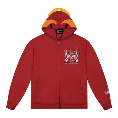 MEDMxEVA联名机体结构拉链帽衫