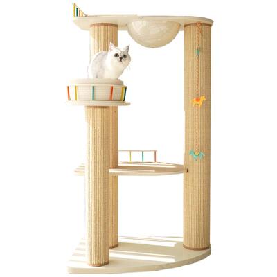 CatS猫家具实木猫爬架纯天然剑麻