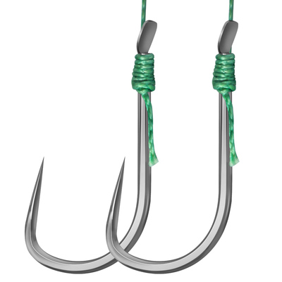 新关东无倒刺成品子线双钩