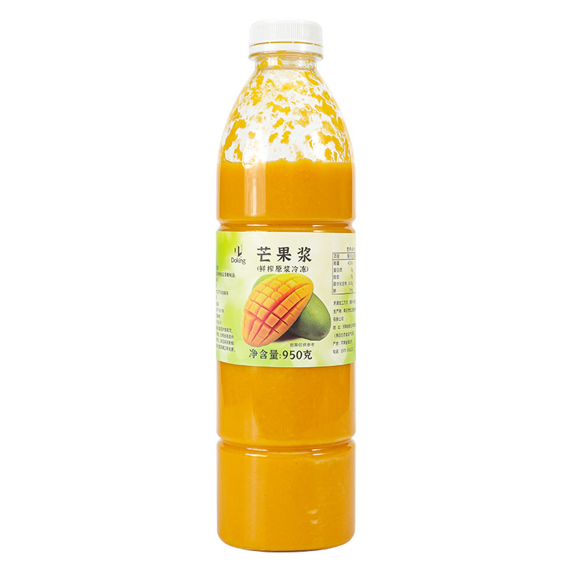 盾皇冷冻芒果原浆950g新鲜芒果泥