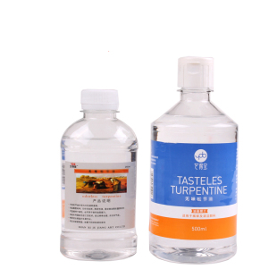 上海马利松节液500ml调色油无味稀释剂油画颜料精油艺用三合一调色油精制亚麻仁油75ml油画媒介剂达玛上光油