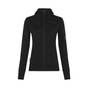 icebreaker美利奴羊毛女300 Realfleece加绒连帽外套保暖户外徒步