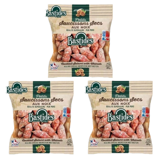 法国Bastides百思达风干萨拉米香肠肉枣小香肠80g*3 即食佐酒零食