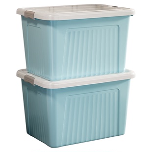 收纳箱加厚塑料特大号衣服整理箱玩具储物箱收纳筐家用收纳神器