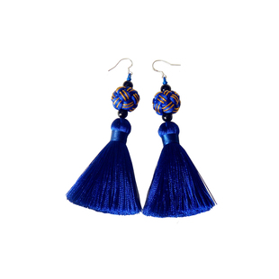 民族风特色流苏耳环复古中国结灯笼耳饰民族服装舞台演出925定制