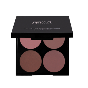 四色腮红2025新款网红爆款多色杏色牛奶粉橘色膨胀色收缩色一体盘