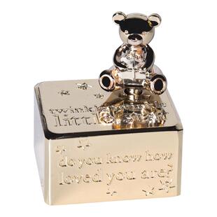 小星星礼物熊音乐盒合金八音盒定制创意生日礼物情人节送男女朋友
