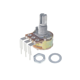 WH148弯脚单联 带开关 B5K B10K50K100K500K 15MM音量可调电位器