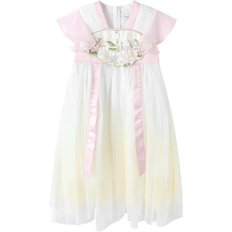 巴拉巴拉女童汉服连衣裙宝宝裙子