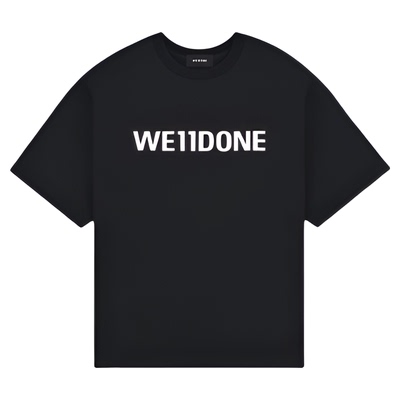 男女短袖WE11DONElogo