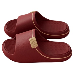 ECAC马年本命年红色拖鞋男女情侣结婚高级感室内家居防滑洗澡凉拖