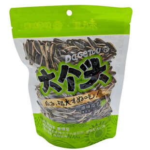 嗑嗑食品香格里拉大个头焦糖瓜子300g*1袋装原味古法瓜子炒货零食