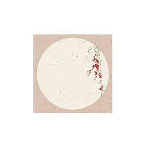 正方形宣纸团扇仕女图蜡染高清微喷图案书法作品扇面小楷隶书篆书行草行楷专用作品古风半生熟印有荷花文创