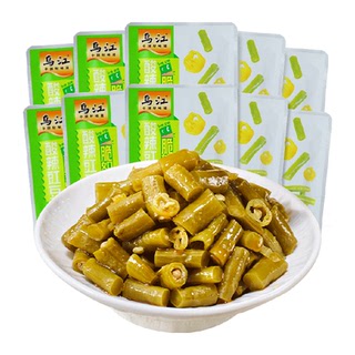 乌江酸辣泡豇豆四川酸豆角减盐开胃佐餐酱腌菜泡菜咸菜特色下饭菜
