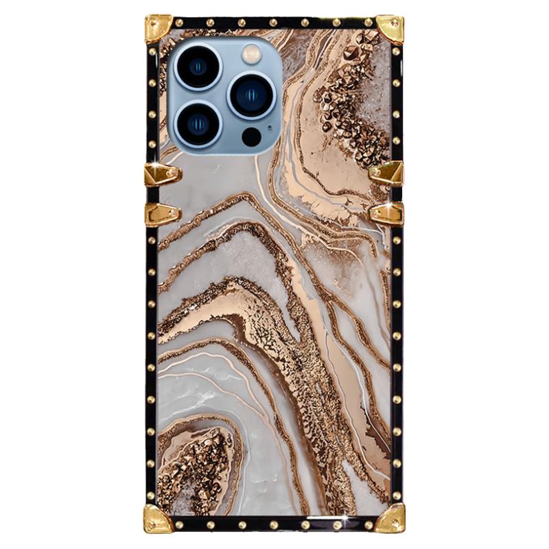 潮牌方形iPhone17promax手机壳