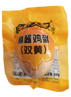 乡野人家品牌双黄麻酱鸡蛋