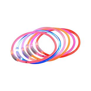 狗狗发光项圈夜间遛狗夜光夜行灯大小型犬防走失充电宠物脖圈颈圈