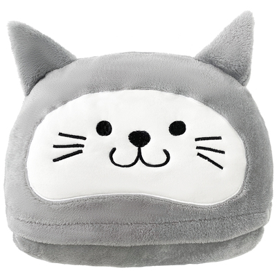 毛毯子可收纳单人毛毯子