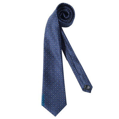 GIEVESCHARLES色织真丝格子领带