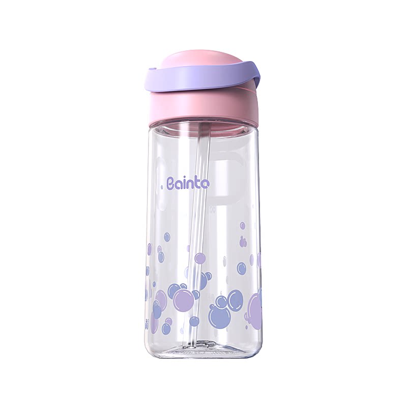 BAINTO运动随手翻盖吸管水杯