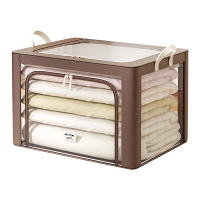 衣柜衣物收纳箱换季收纳5面透明