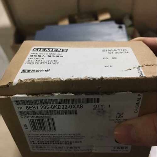 议价正品6ES7235-0KD22-0XA8西门子EM235模块全新已开封