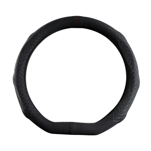 翻毛皮方向盘套D型防滑汽车把套超薄运动四季夏通用免手缝防手汗