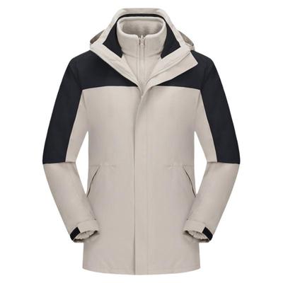 潮牌冲锋衣两件套保暖防风秋冬款