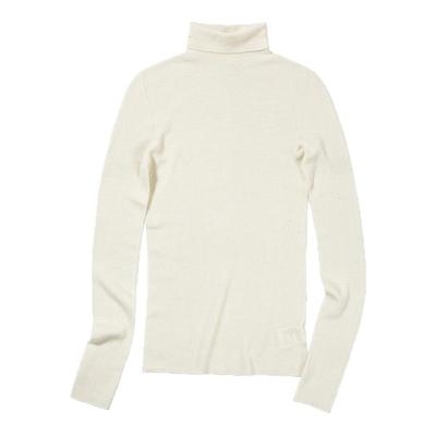 精纺纯羊毛长袖打底衫针织衫