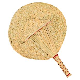 纯手工编织蒲草粽叶扇夏季宝宝老人纳凉防叮手摇扇中国风工艺蒲扇