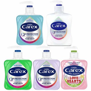 英国进口Cussons加信氏Carex洗手液250ml 8款选1 清洁滋润杀菌