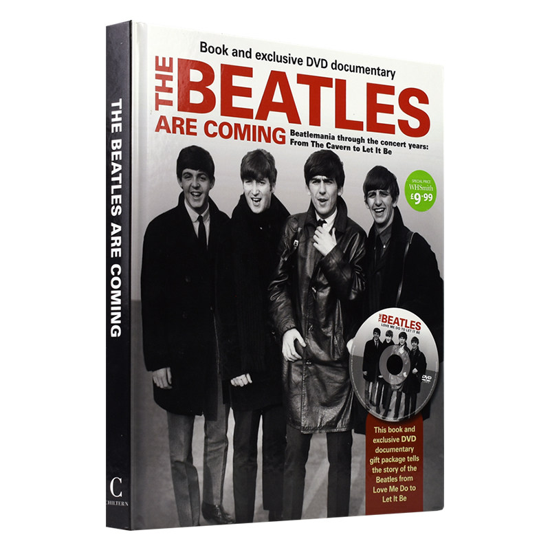 Beatles are Coming (with DVD) 披头士乐队 人物传记 典藏版英语书籍 独家DVD纪录片 英文原版进口儿童图书