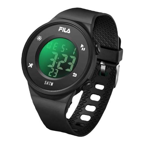 FILA斐乐夜光电子手表运动简约防水初高中大学生男女腕表礼物6557