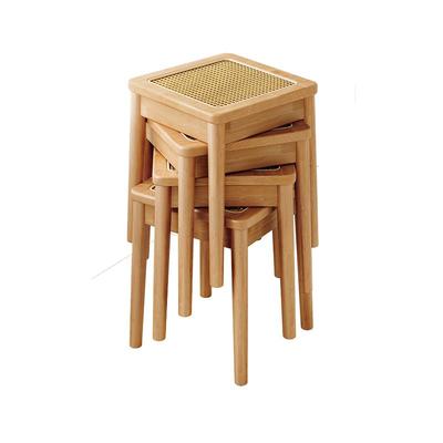 把森林搬进家~原木藤编凳子