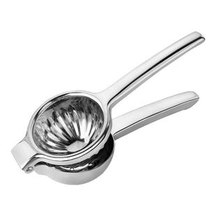 酒吧商店调酒专业挤柠檬器挤压式多功能榨汁机手动304不锈钢榨汁