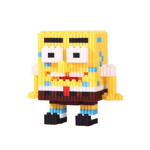 小颗粒串联积木海贼王史迪仔迪士尼星黛露小学生拼装男生女孩礼物